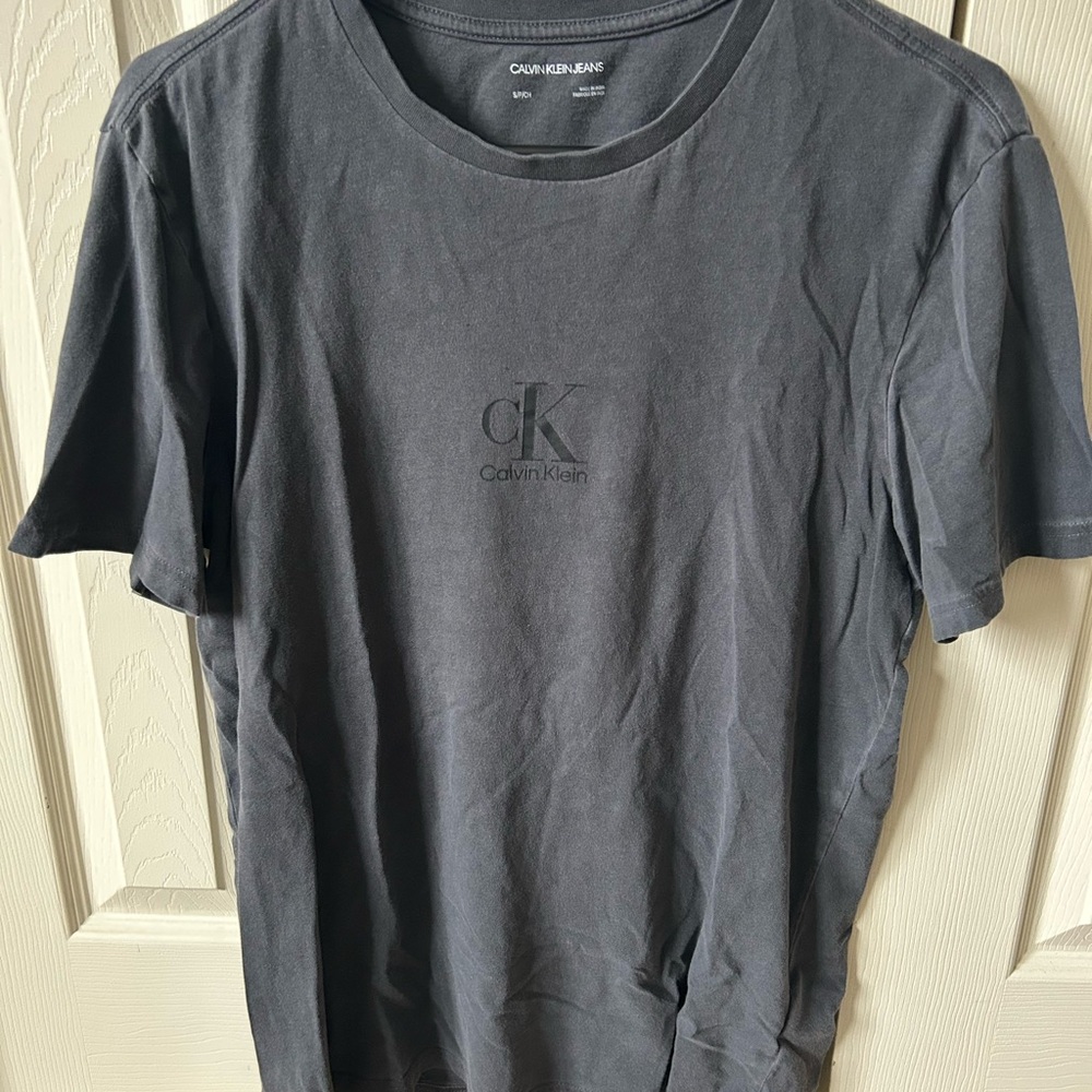 Calvin Klein Men's Charcoal T-Shirt